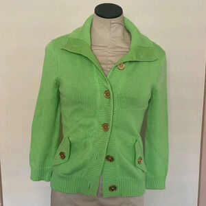 LAUREN RALPH LAUREN EUC Oversized Button Cardigan